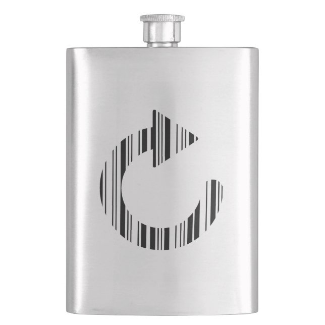 ICON-BAR-CODE-Computerkennzeichen Flachmann (Vorderseite)