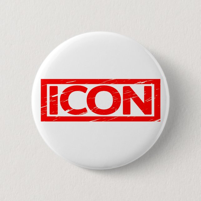 Icon-Briefmarke Button (Vorderseite)