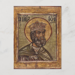 Icon Job Orthodox Christlich byzantinisch Postkarte