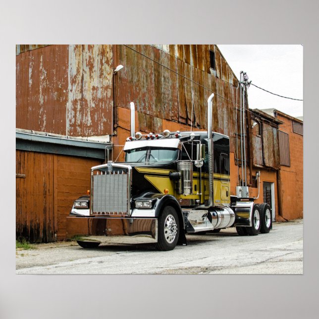 Icon Kenworth W900L Fleenor Bros. Poster (Vorne)