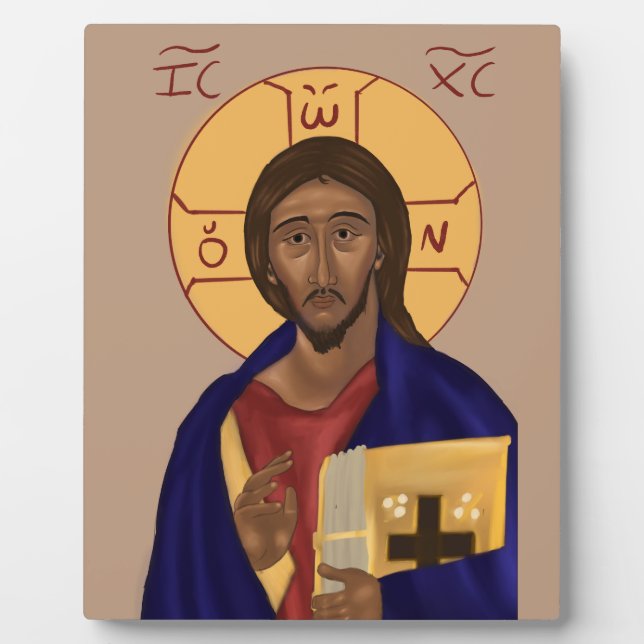 Icon of Christ Fotoplatte (Vorderseite)