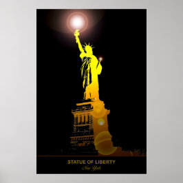 Icon of Freedom: Statue of Liberty Travel Poster