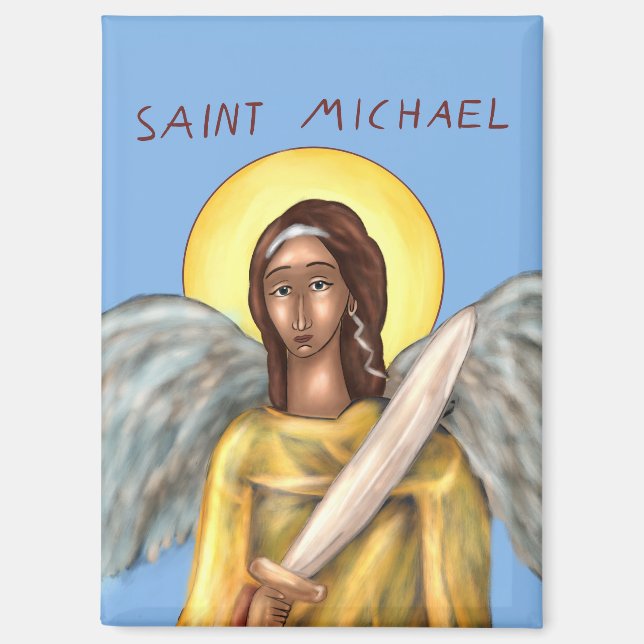 Icon of Saint Michael Magnet (Vorderseite)