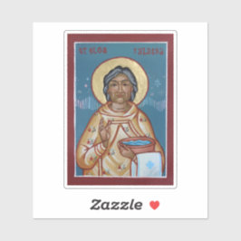 Icon of St. Olga of Alaska Sticker