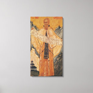 Icon of St. Sabas of Jerusalem, 1572 Leinwanddruck