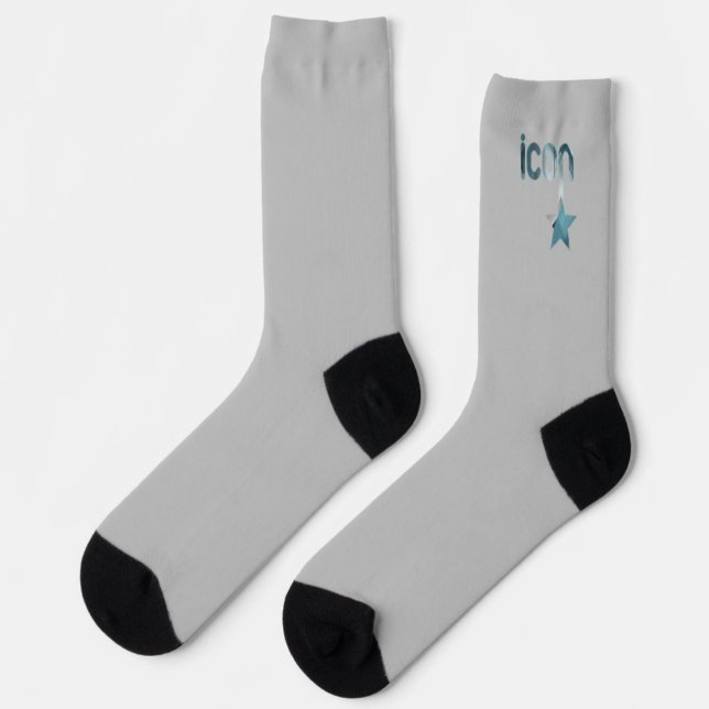 ICON Unisex Socken Trend Abstrakter Blauer Ozean (Von Creator hochgeladen)