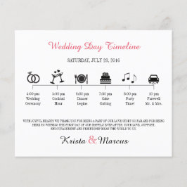 Icon Wedding Timeline Programm
