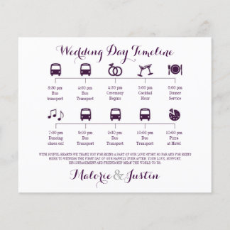 Icon Wedding Timeline Programm