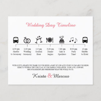 Icon Wedding Timeline Programm