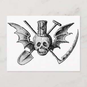 Icones Mortis (Detail) Postkarte