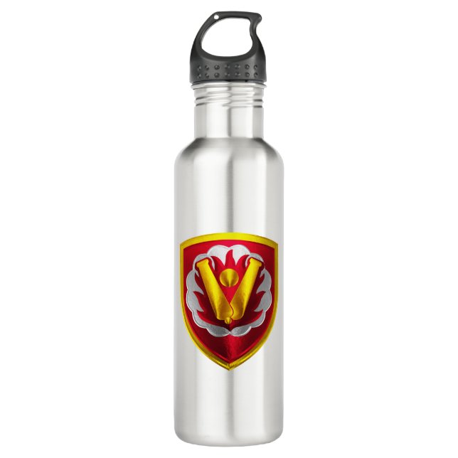 Iconic 59. Ordnance Nuklear Brigade Edelstahlflasche (Vorderseite)