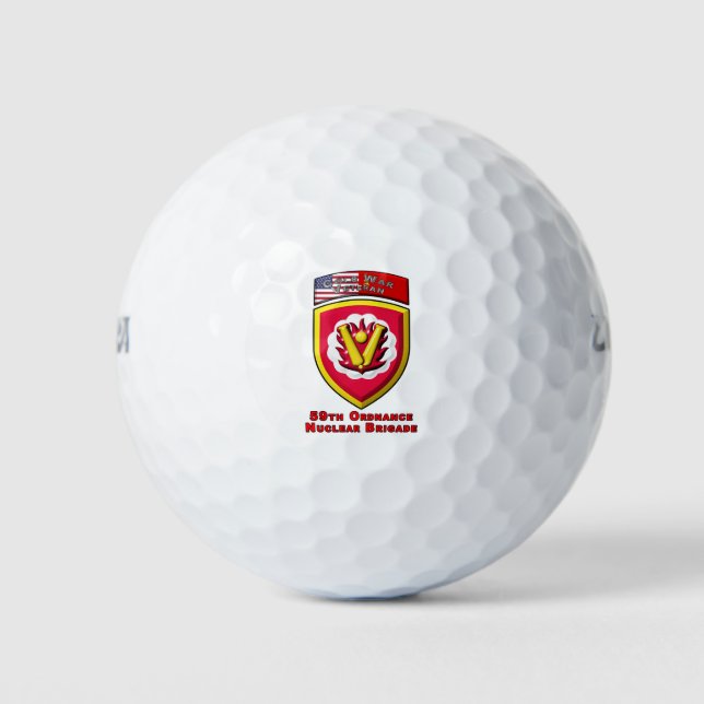Iconic 59. Ordnance Nuklear Brigade Golfball (Vorderseite)