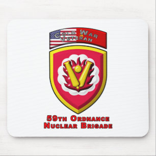Iconic 59. Ordnance Nuklear Brigade Mousepad