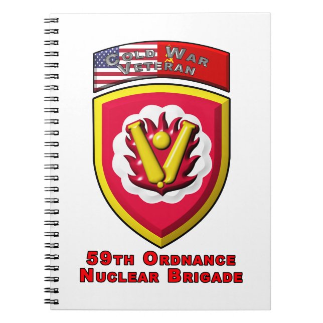 Iconic 59. Ordnance Nuklear Brigade Notizblock (Vorderseite)