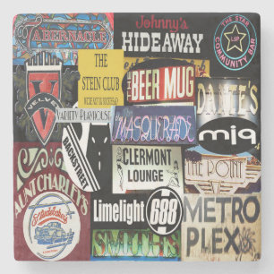 Iconic Atlanta Coaser, Iconic Atlanta Geschenke, A Steinuntersetzer