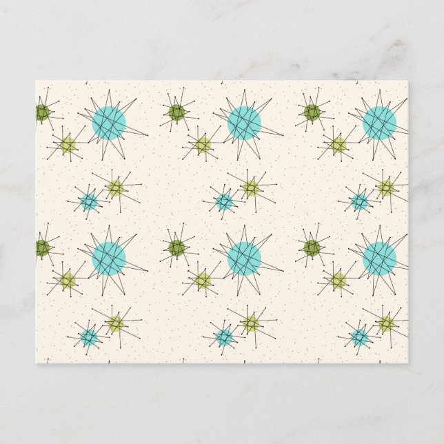 Iconic Atomic Sternexplosion Postcard Postkarte (Vorderseite)