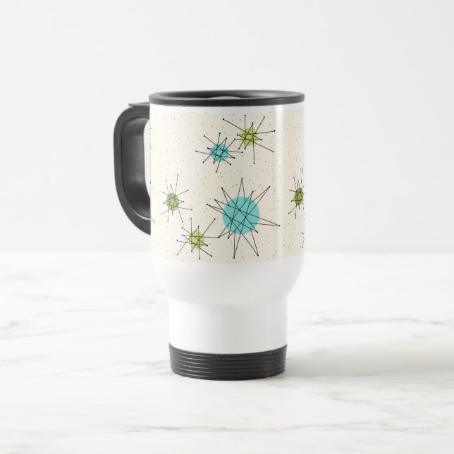 Iconic Atomic Sternexplosion Travel Commuter Tasse (Vorderseite Links)