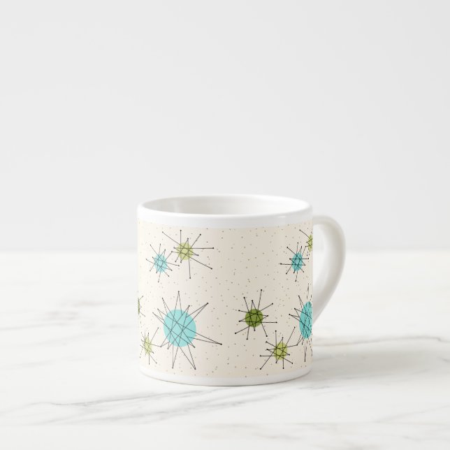 Iconic Atomic Sternexplosionen Espresso Tasse (Vorderseite Rechts)