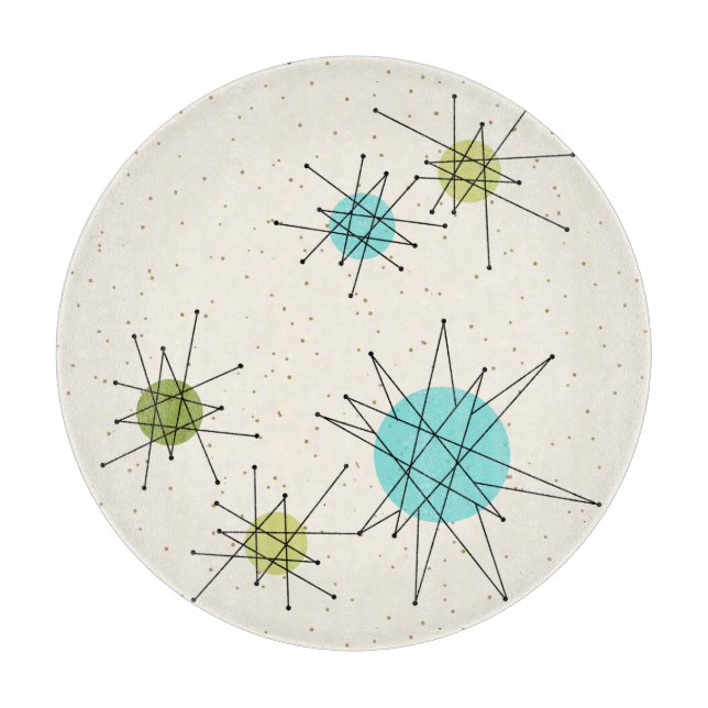 Iconic AtomSternexplosion-Ausschnitt-Brett Schneidebrett (Vorderseite)