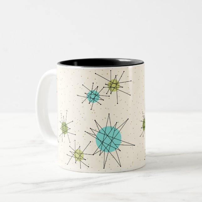 Iconic AtomSternexplosionen Zwei-Ton Tasse (Vorderseite Links)