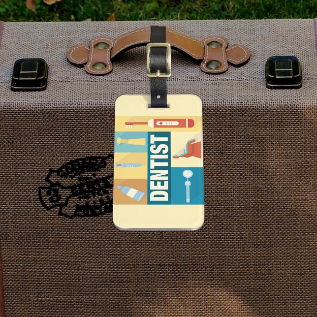 Iconic beruflich Dentist Gepäckanhänger (Von Creator hochgeladen)