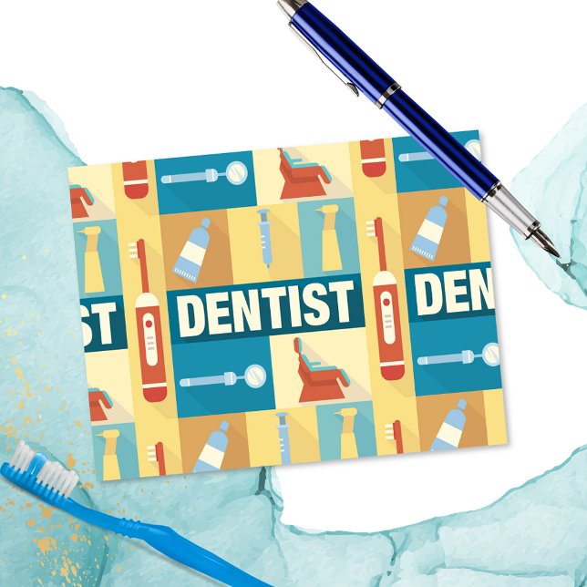 Iconic beruflich Dentist Postkarte (Von Creator hochgeladen)