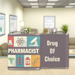 Iconic, beruflicher Apotheker Flachmann