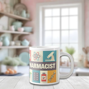 Iconic, beruflicher Apotheker Jumbo-Tasse