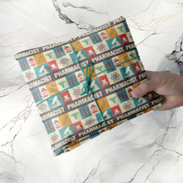 Iconic, beruflicher Apotheker Seidenpapier