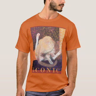 Iconic Cat Painting T-Shirt Ginger Tom Cat Kitten