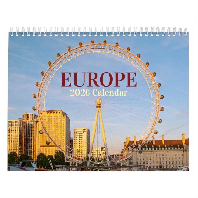 Iconic Europe 2026 - Kalender (Titelbild)