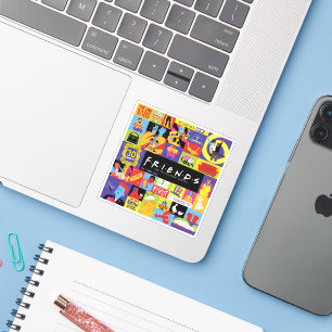 Iconic FRIENDS™-Muster Aufkleber