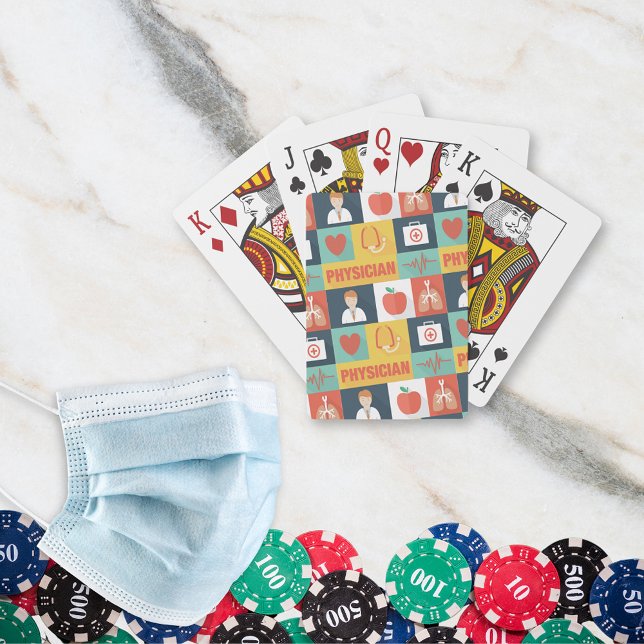 Iconic für beruflichen Arzt Spielkarten (Von Creator hochgeladen)