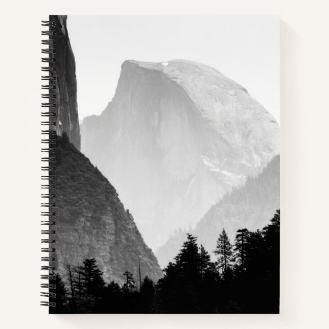 Iconic Halb Dome Rock Face | Yosemite Valley Notizbuch (Vorderseite)