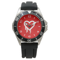 Iconic Heartbleed Bug Logo Heart for Liebe Dial