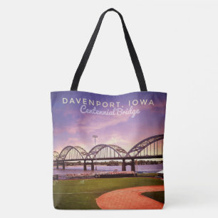 Iconic hundertjährige Brücken-große Tasche Iowa