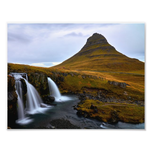 Iconic Kirkjufell Island Foto Erweiterung (Vorne)