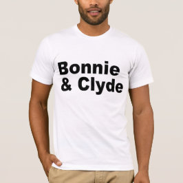 Iconic Namen - Bonnie und Clyde-T - Shirt