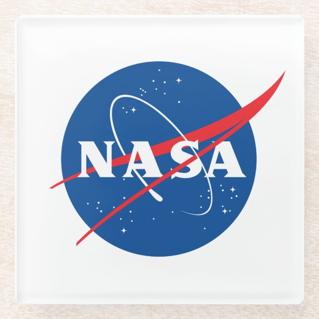 Iconic NASA 100% Glas 2-in-1 Untersetzer Trivet (Vorderseite)