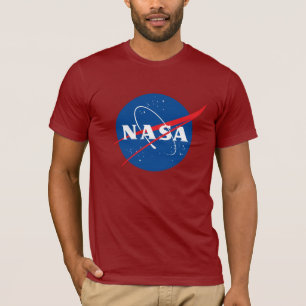 Iconic NASA Angepasst Cotton T - Shirt (Mars Rot)