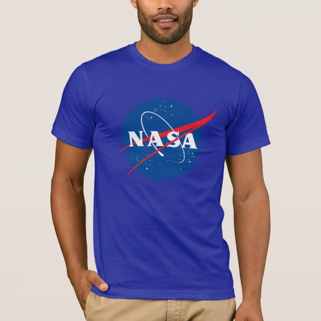Iconic NASA Angepasst Cotton T - Shirt (Nebel Lila (Vorderseite)