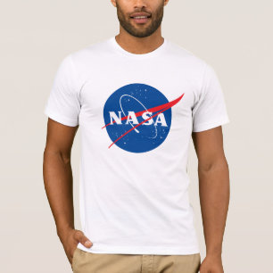 Iconic NASA Angepasst Cotton T - Shirt (Rocket Whi