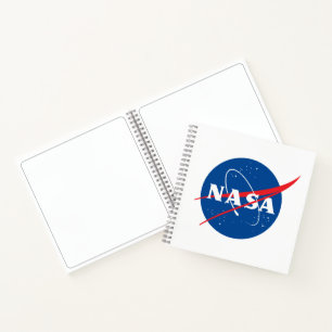 Iconic NASA Art Notebook (Mercury Gray Spiral) Notizbuch