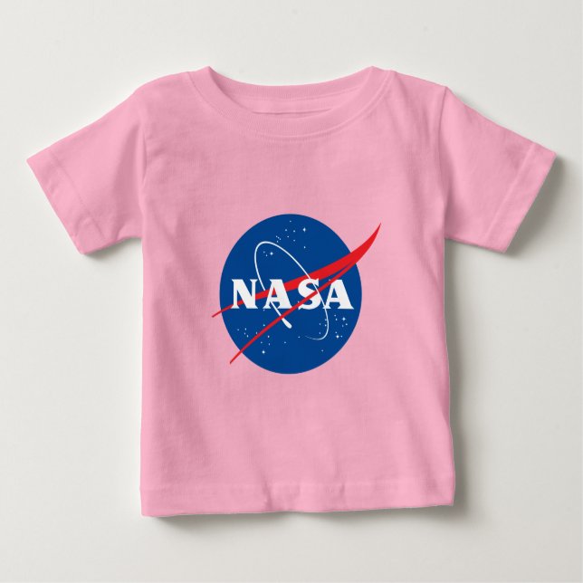 Iconic NASA Baby Celestial Pink T - Shirt (Vorderseite)