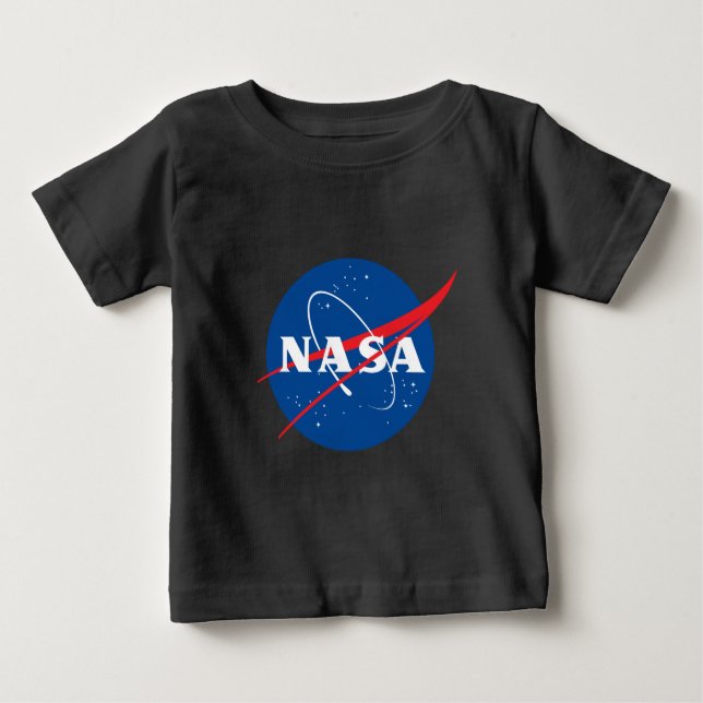 Iconic NASA Baby Eclipse Black T - Shirt (Vorderseite)