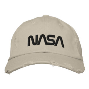 Iconic NASA Circa Jupiter Beige beunruhigt Bestickte Baseballkappe