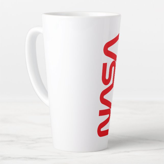 Iconic NASA Circa Latte Tasse (Rocket White) (Linke Ecke)