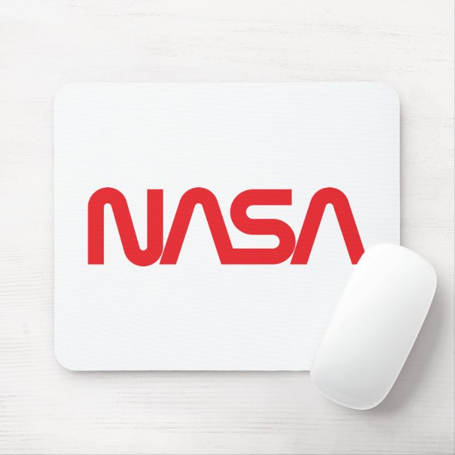 Iconic NASA Circa Mousepad (Rocket White) (Mit Mouse)