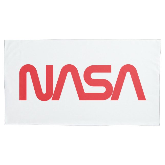Iconic NASA Circa Rocket White King Kissenbezug (Vorderseite)