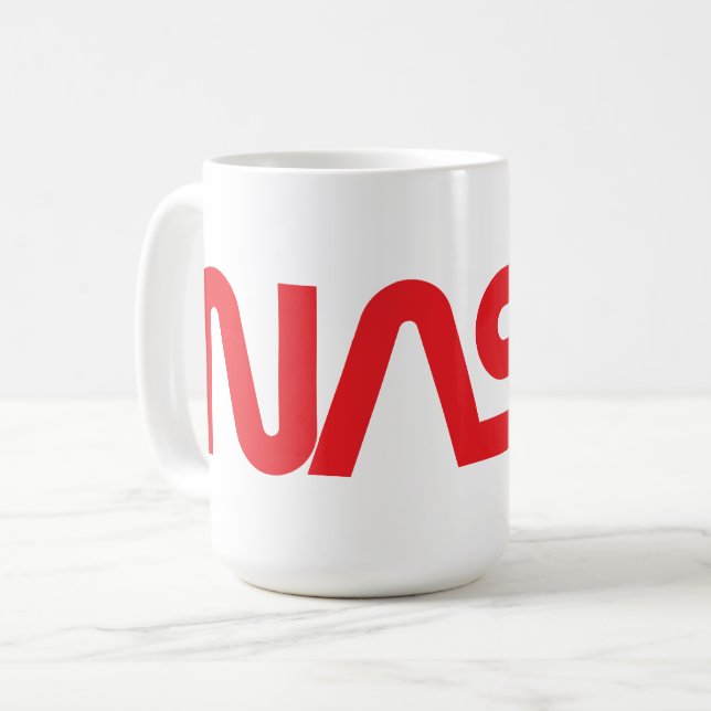Iconic NASA Circa Tasse (Rocket White) (Vorderseite Links)
